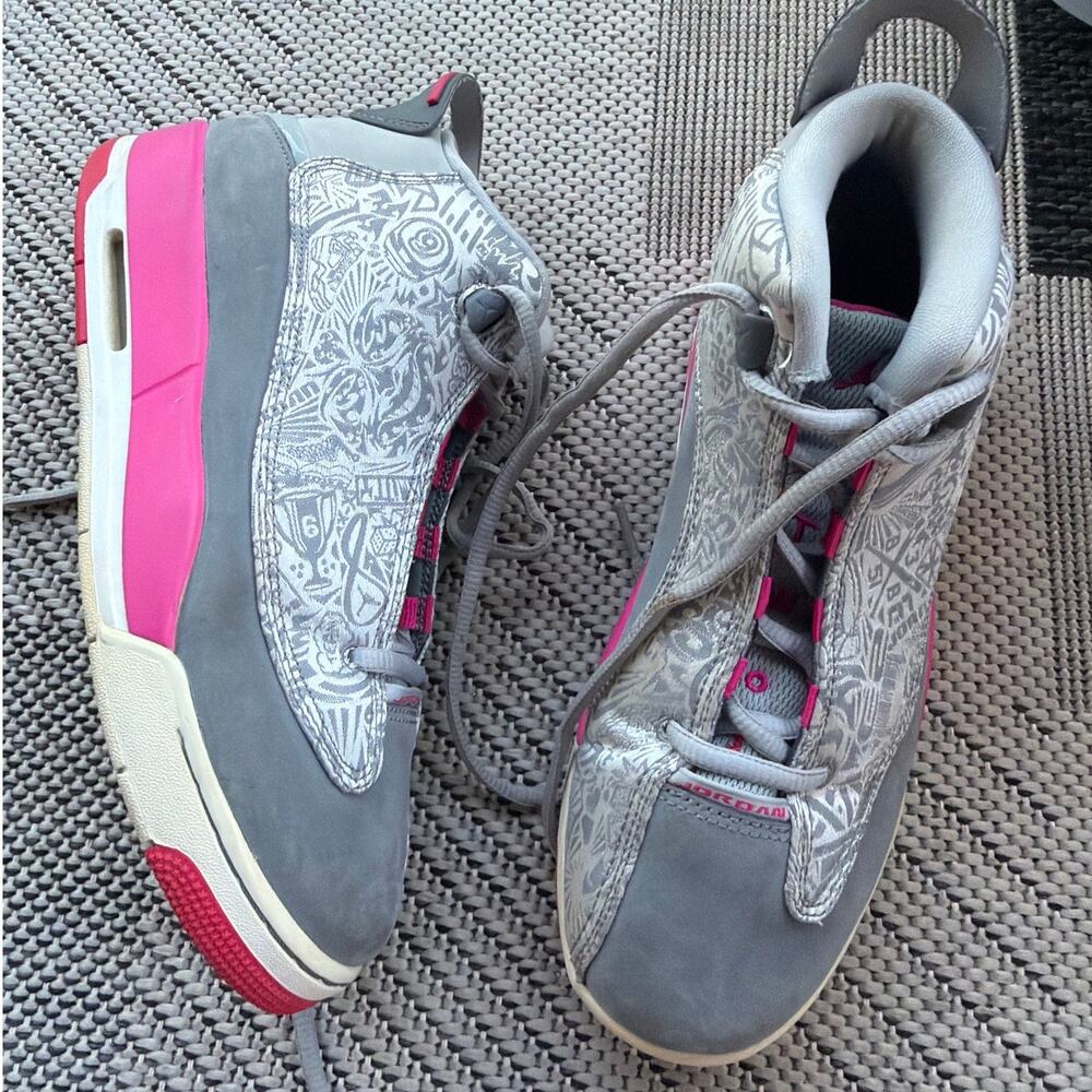 Air Jordan Dub Zero GG Hyper Pink Big Kid Girls 6.5 Youth 725742-007 Sneakers
